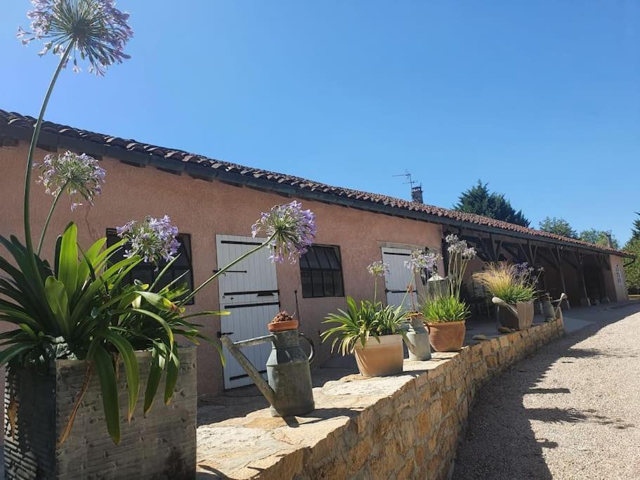 Dependance Pour 1 A 4 Pers Au Calme Dans Propriete Villa Marboz Bagian luar foto